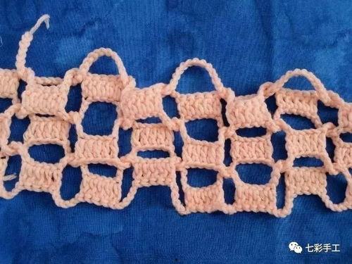 钩针编织围巾视频